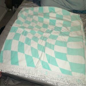 Moana Bikini White and Mint Beach Blanket